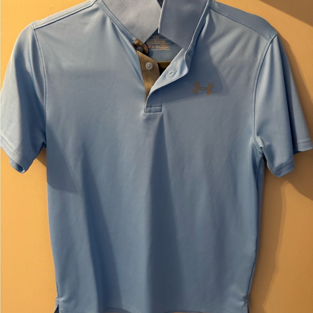 Under Armour Kids Sky Blue Polo Shirt